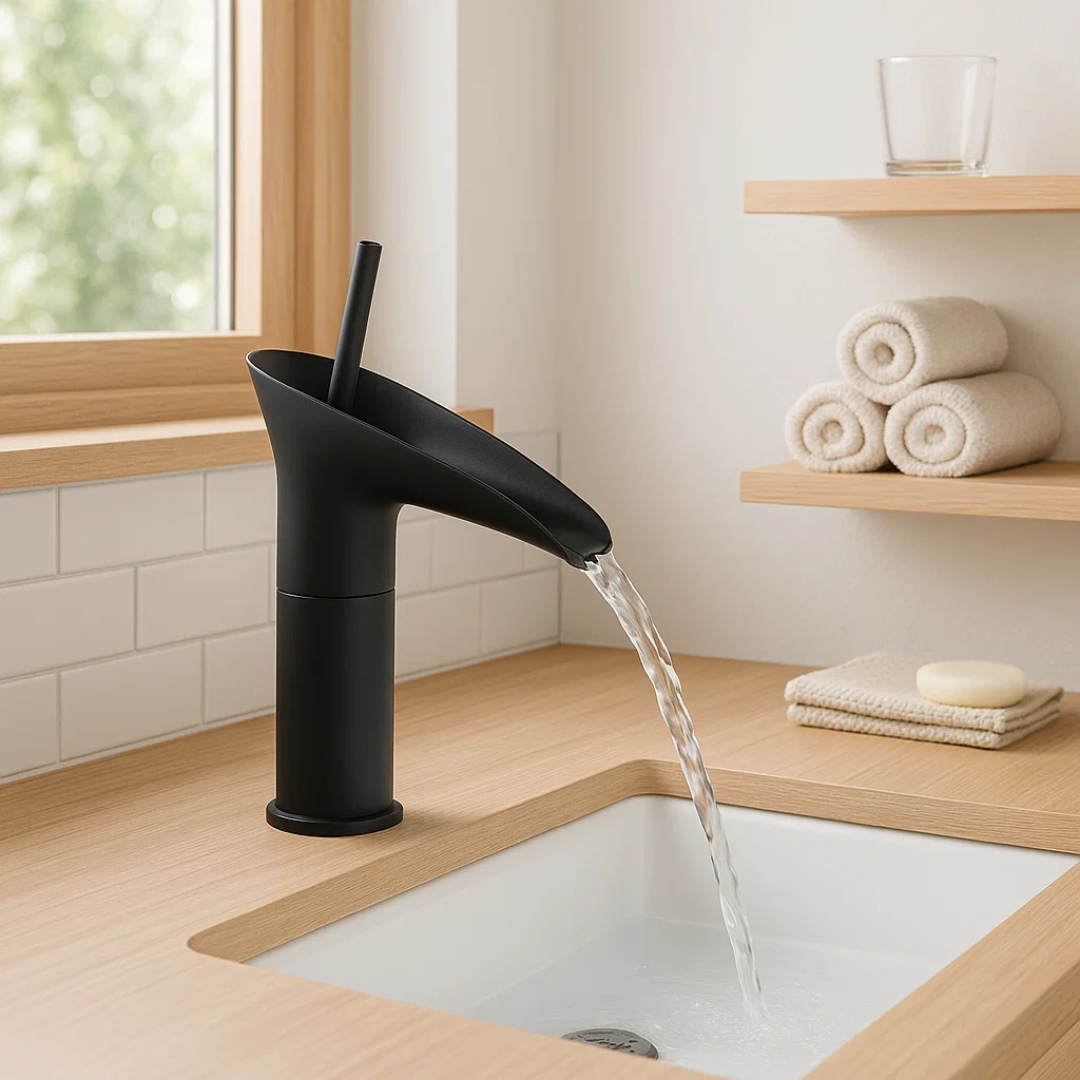 AquaCascade | Waterfall Tap – Spa-Inspired Calm for Your Bathroom