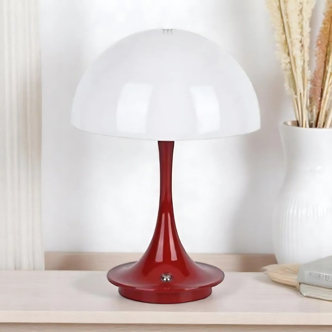 AuroLume | Cordless Mushroom Lamp – Warm LED Glow & Scandinavian Design