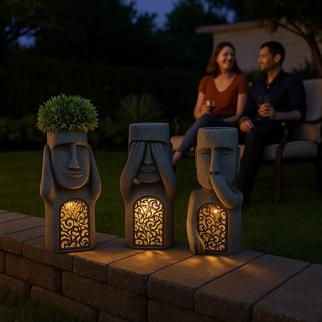 LumiTribe | Solar-Powered Garden Figures – Art Meets Light