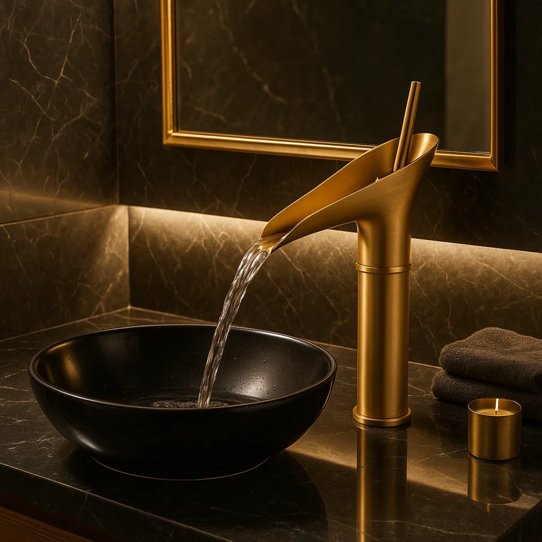 AquaCascade | Waterfall Tap – Spa-Inspired Calm for Your Bathroom