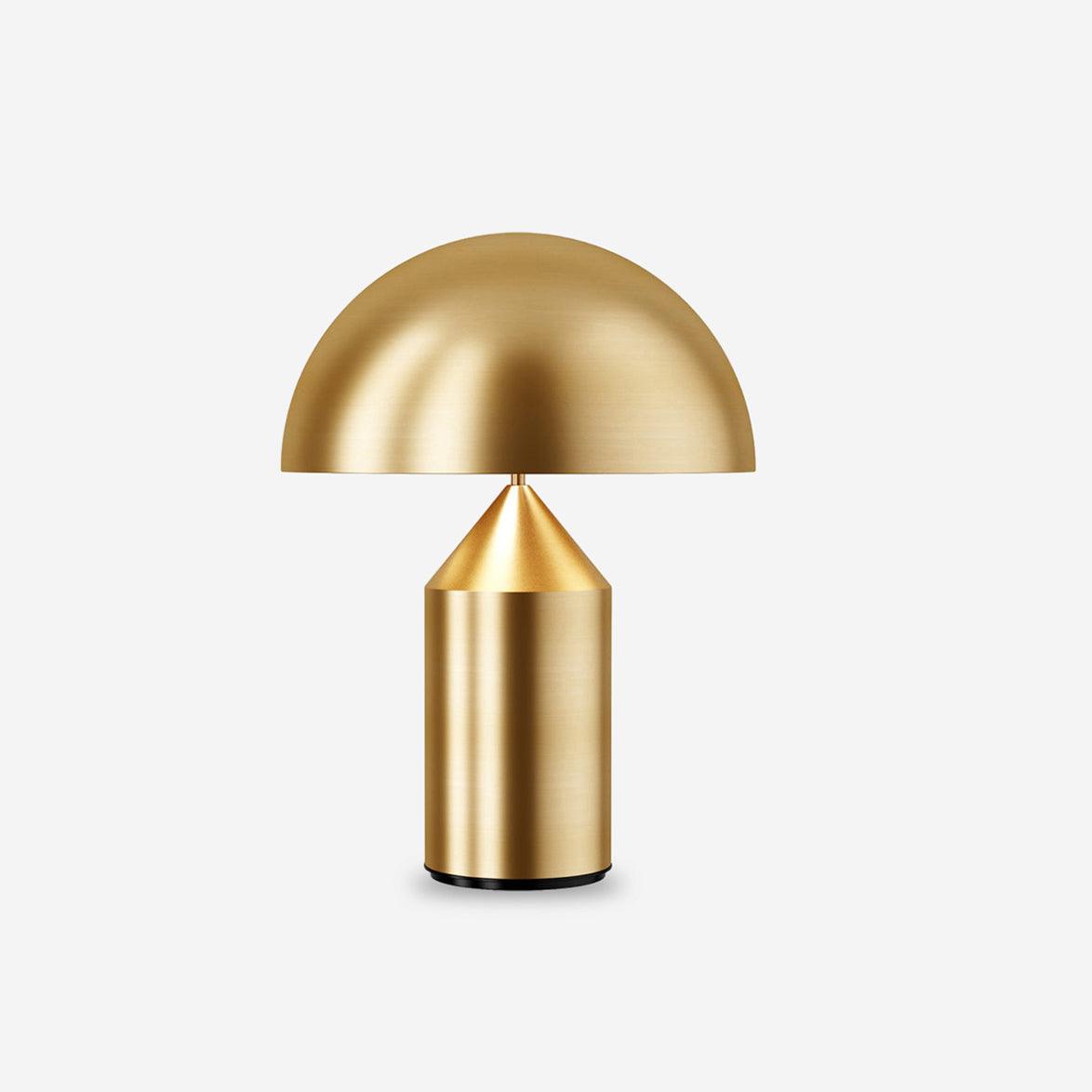 Atollo Table Lamp - Geometric Metal Design for Bedside & Desk Use, Multiple Colors