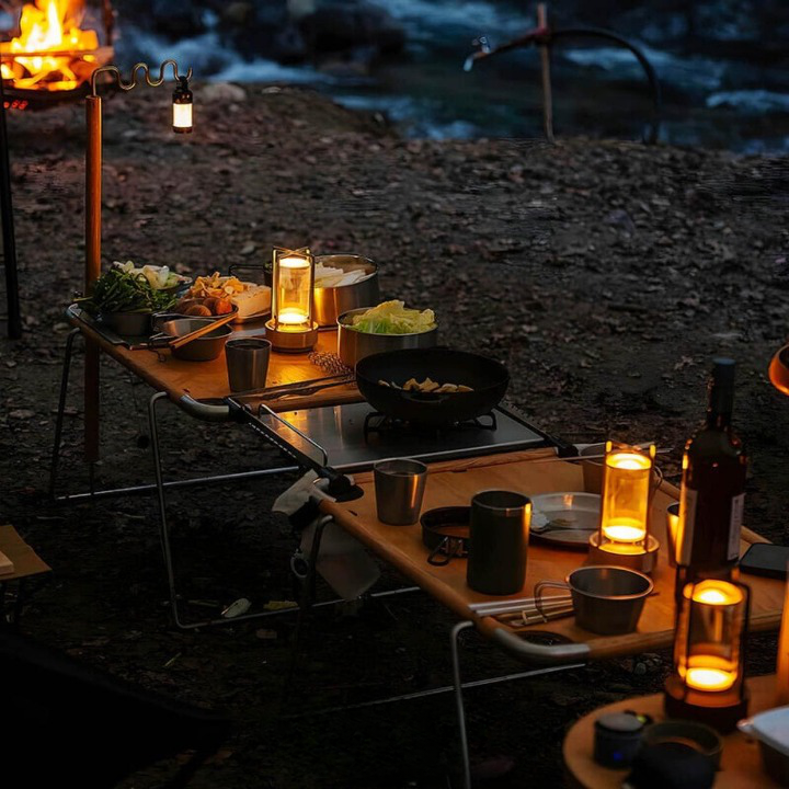 CrystalAura | Wireless Table Lamp – Warm Ambient Designer Glow