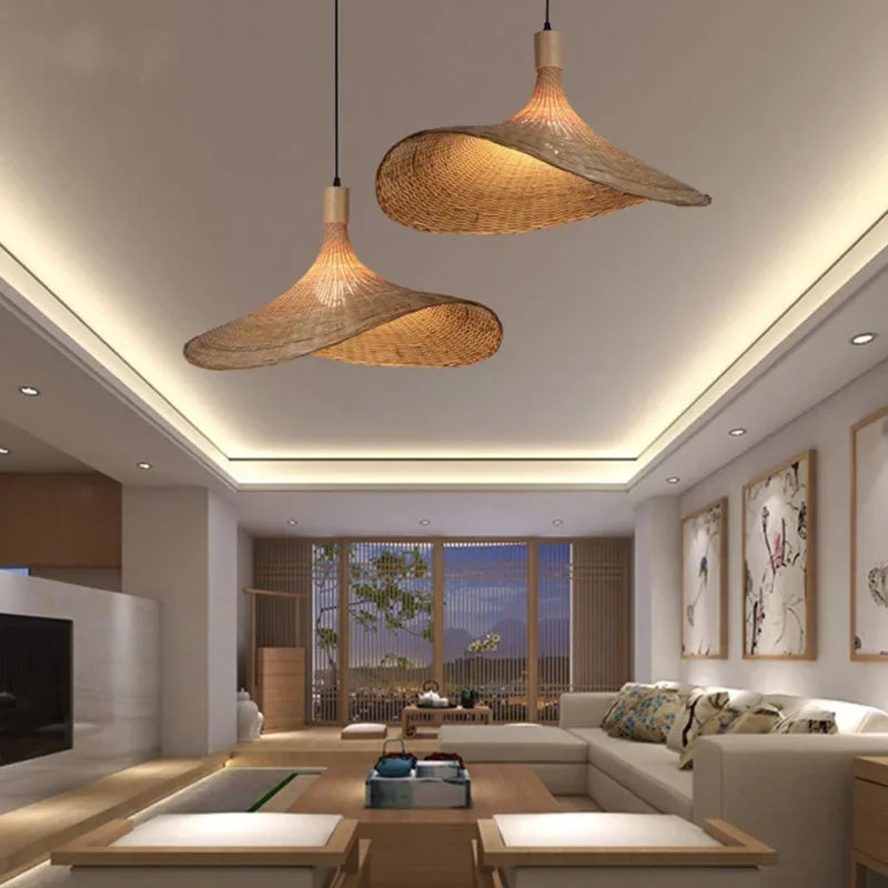 NatureRay | Bamboo Pendant Lamp – Handcrafted Design & Gentle Light