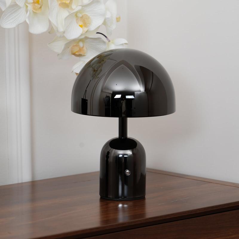 Brulee - Modern Portable Table Lamp with Integrated LED & USB Port, Gold