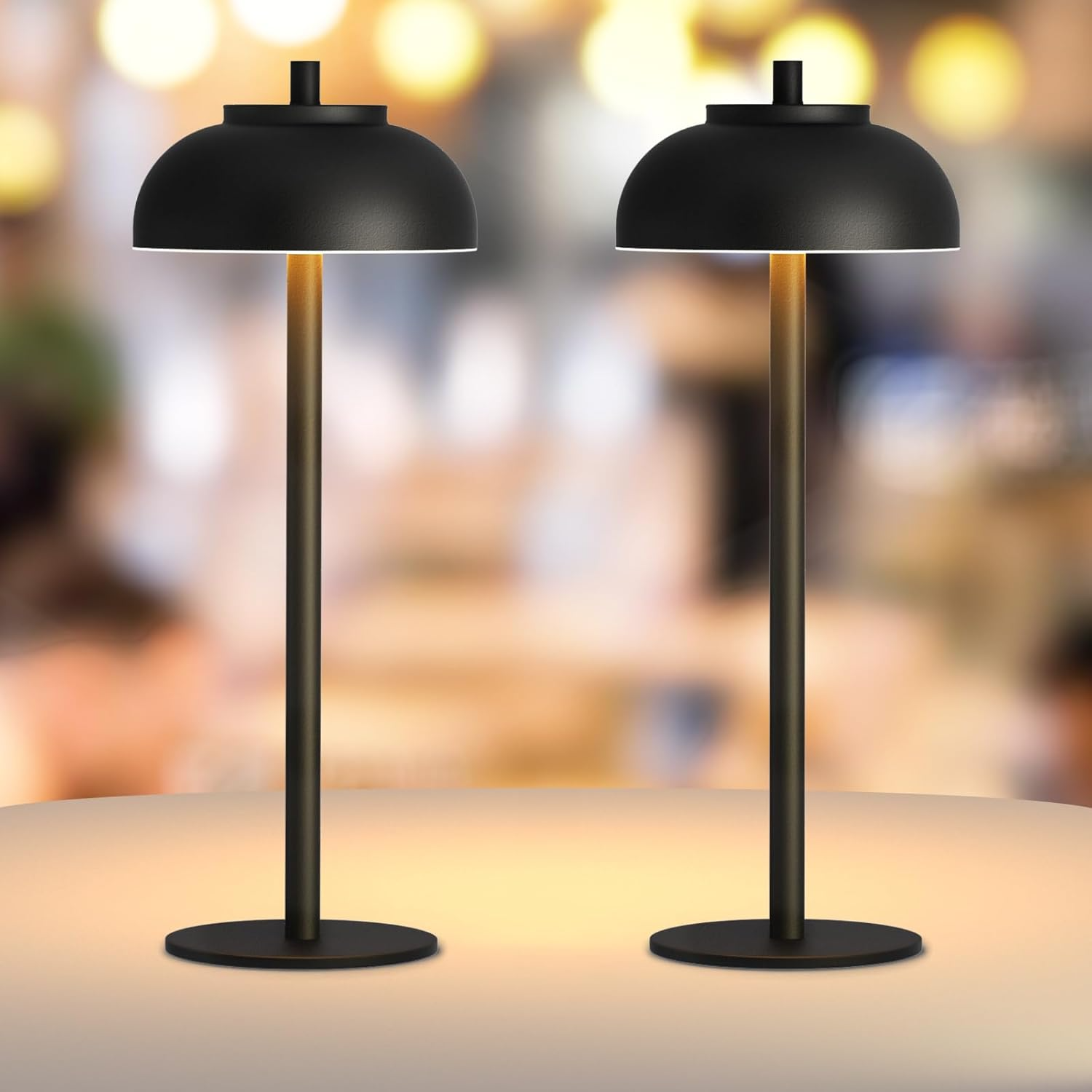 LumeAura | Wireless Table Lamp – Touch Control Light