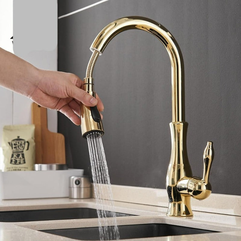 StreamFlex | Pull-Out Kitchen Tap – Modern Flexibility & Sleek Design