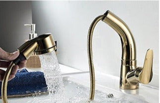 StreamLuxe | Adjustable Bathroom Tap – Pull-Out Design for Modern Flexibility