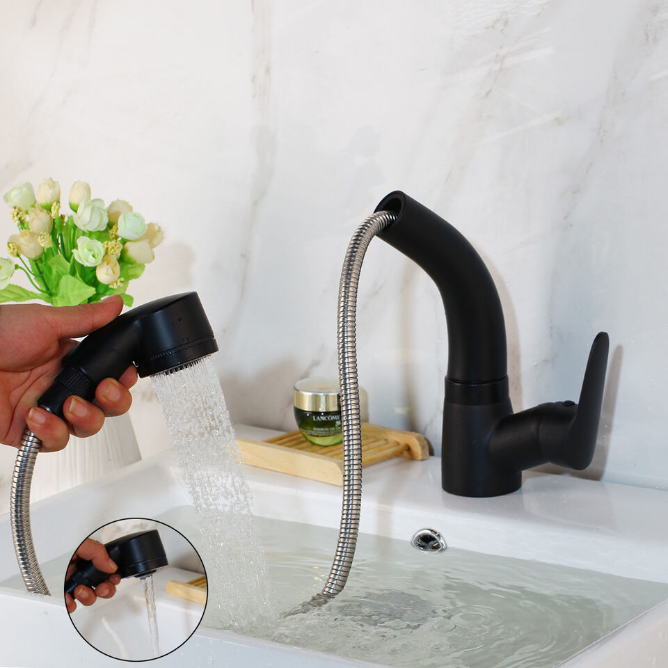 StreamLuxe | Adjustable Bathroom Tap – Pull-Out Design for Modern Flexibility