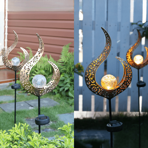 SolarVista | Solar Garden Lamp Set – Warm Flame Glow & Wire-Free