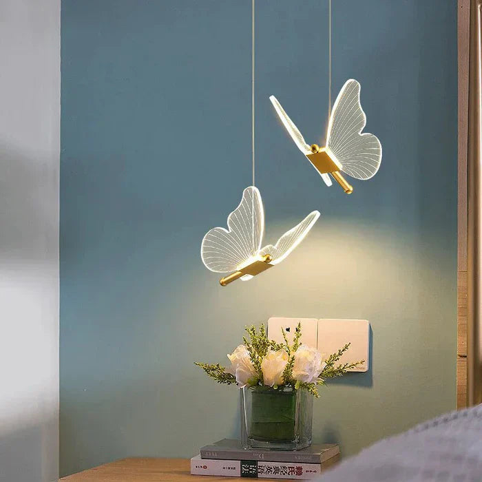 LustraAir | LED Ceiling Light – Elegant Wings and Serene Light