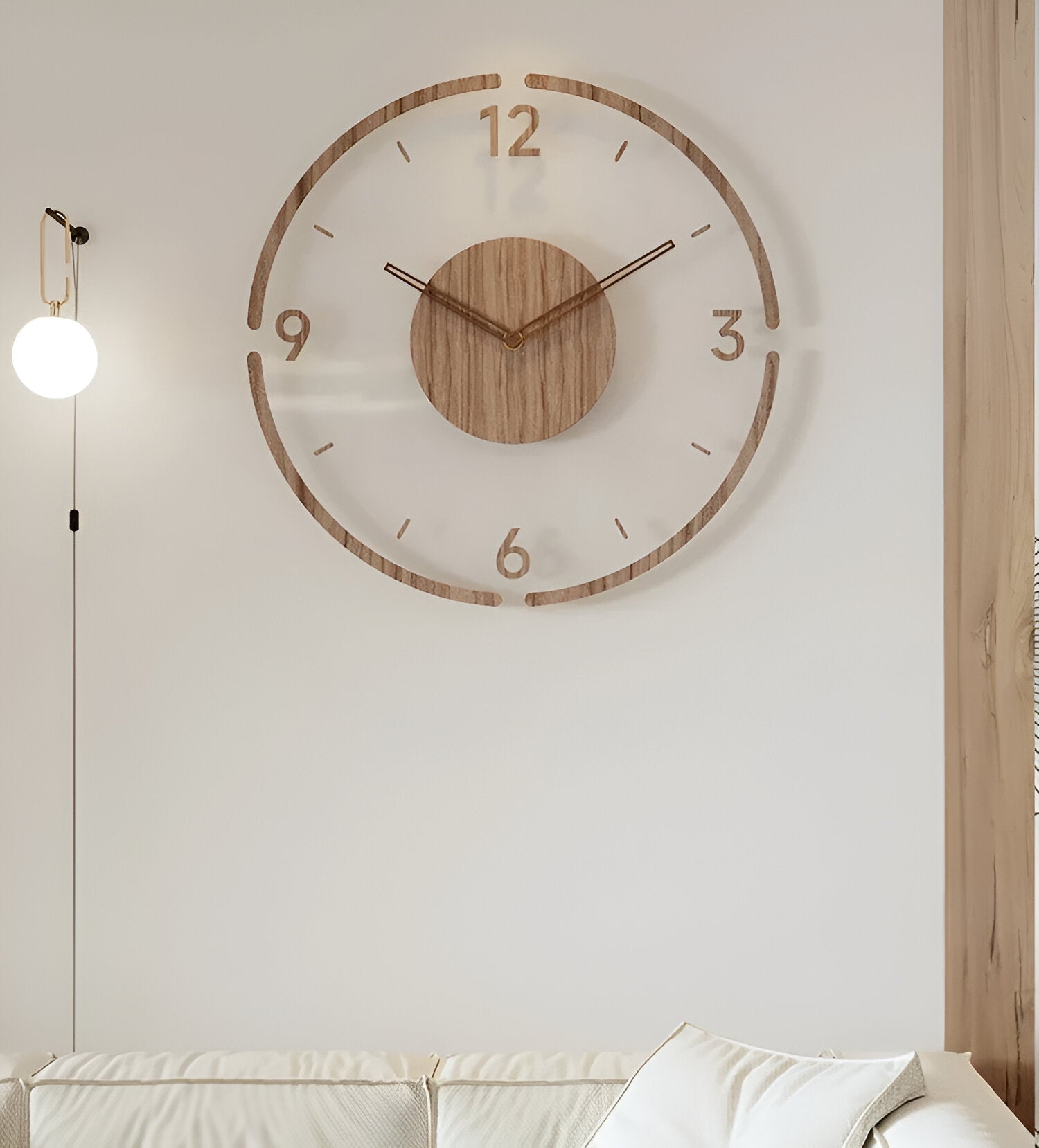 WoodLuxe | Wall Clock – Quiet Elegance for Contemporary Spaces