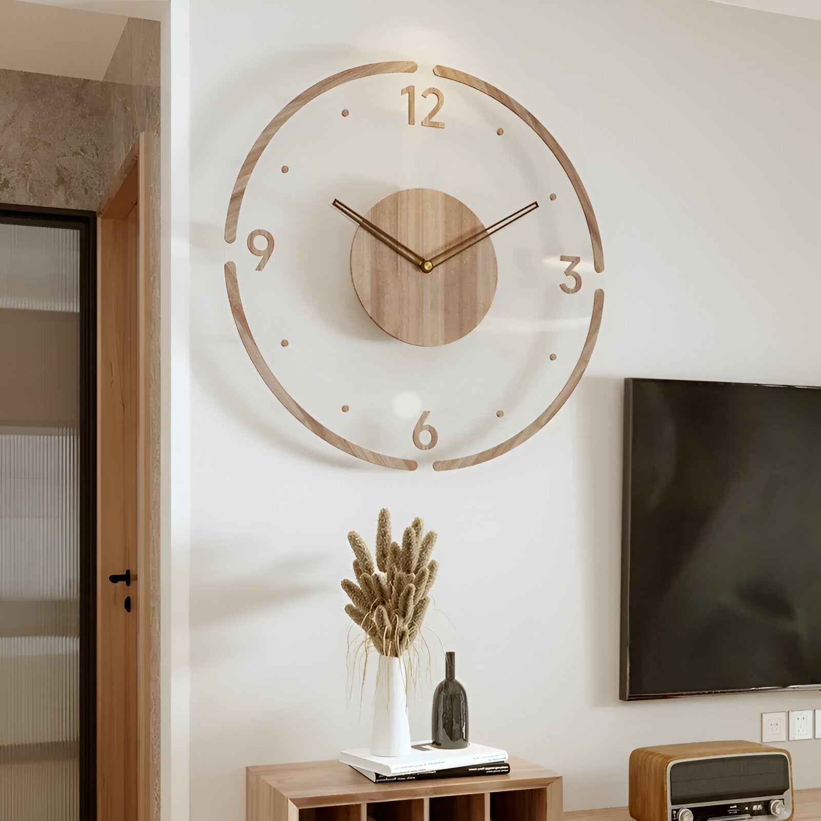 WoodLuxe | Wall Clock – Quiet Elegance for Contemporary Spaces