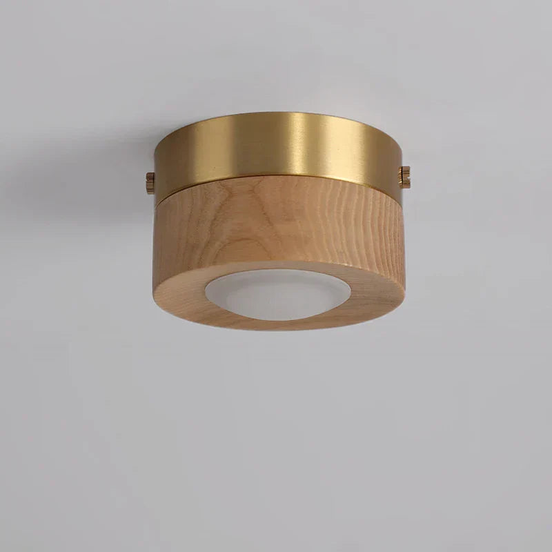 GlowTimber | Ceiling Lamp – Elegant Light in Natural Tones