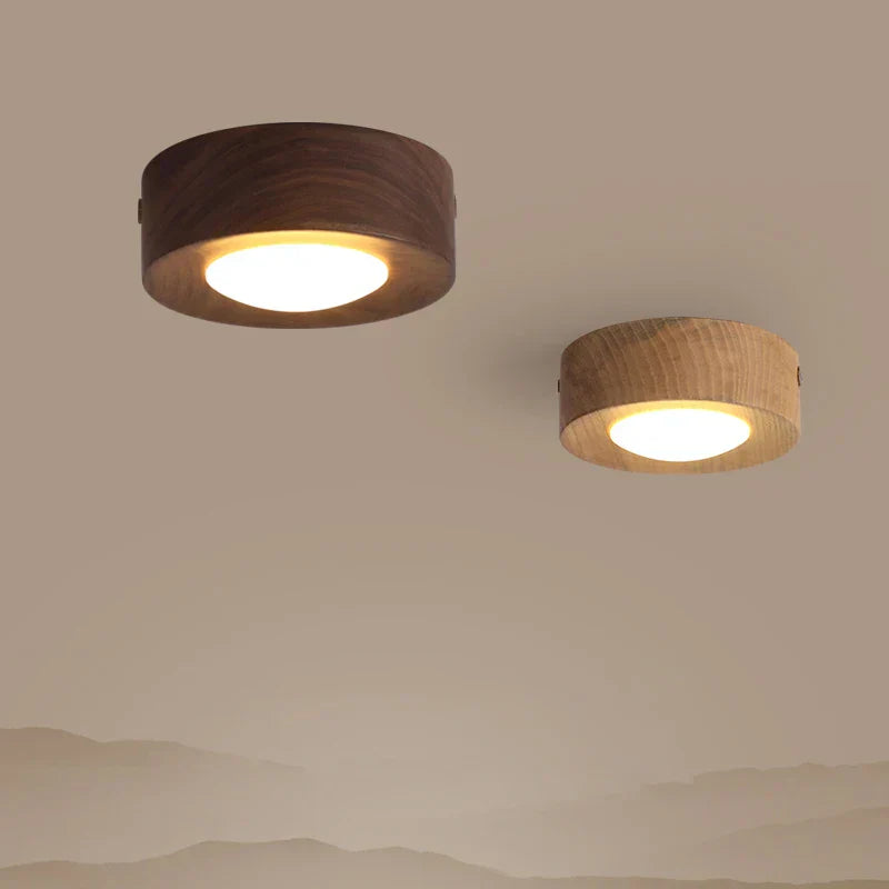 GlowTimber | Ceiling Lamp – Elegant Light in Natural Tones