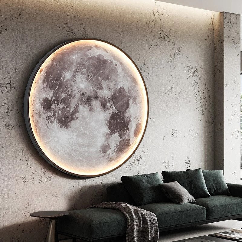 NovaHalo | Moon Wall Light – Adjustable Colours & Remote Control
