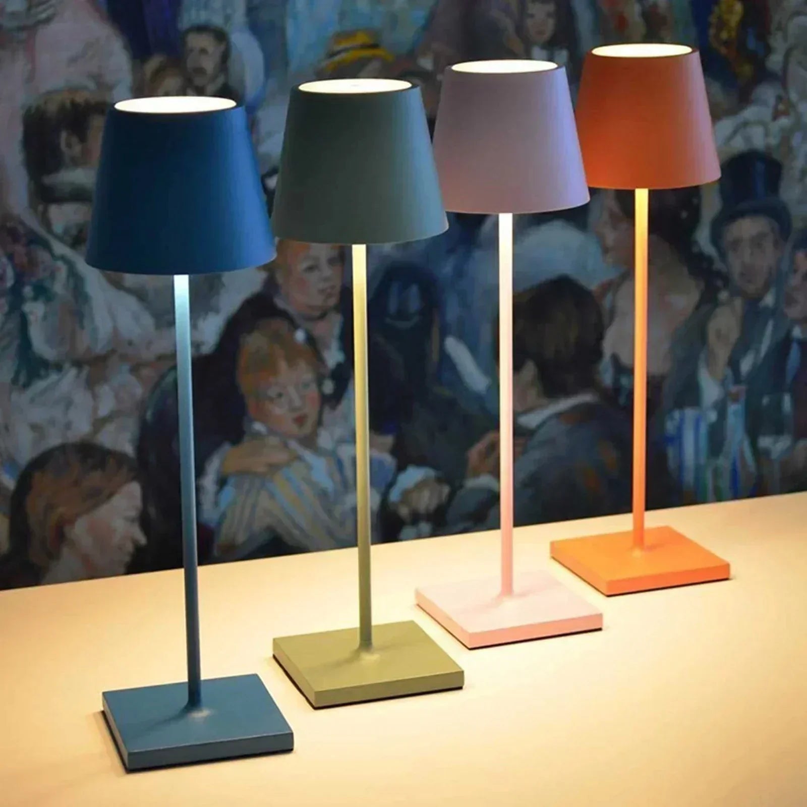 LumaFree | Table Lamp – Rechargeable Modern Lighting for Any Space