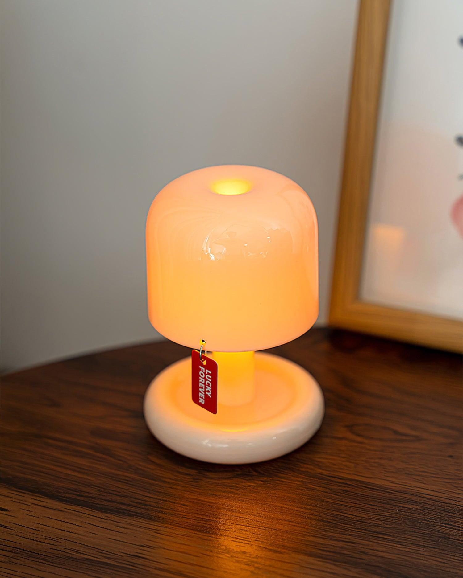 Mini Nessino - Compact Battery Operated Table Lamp with Warm White LED