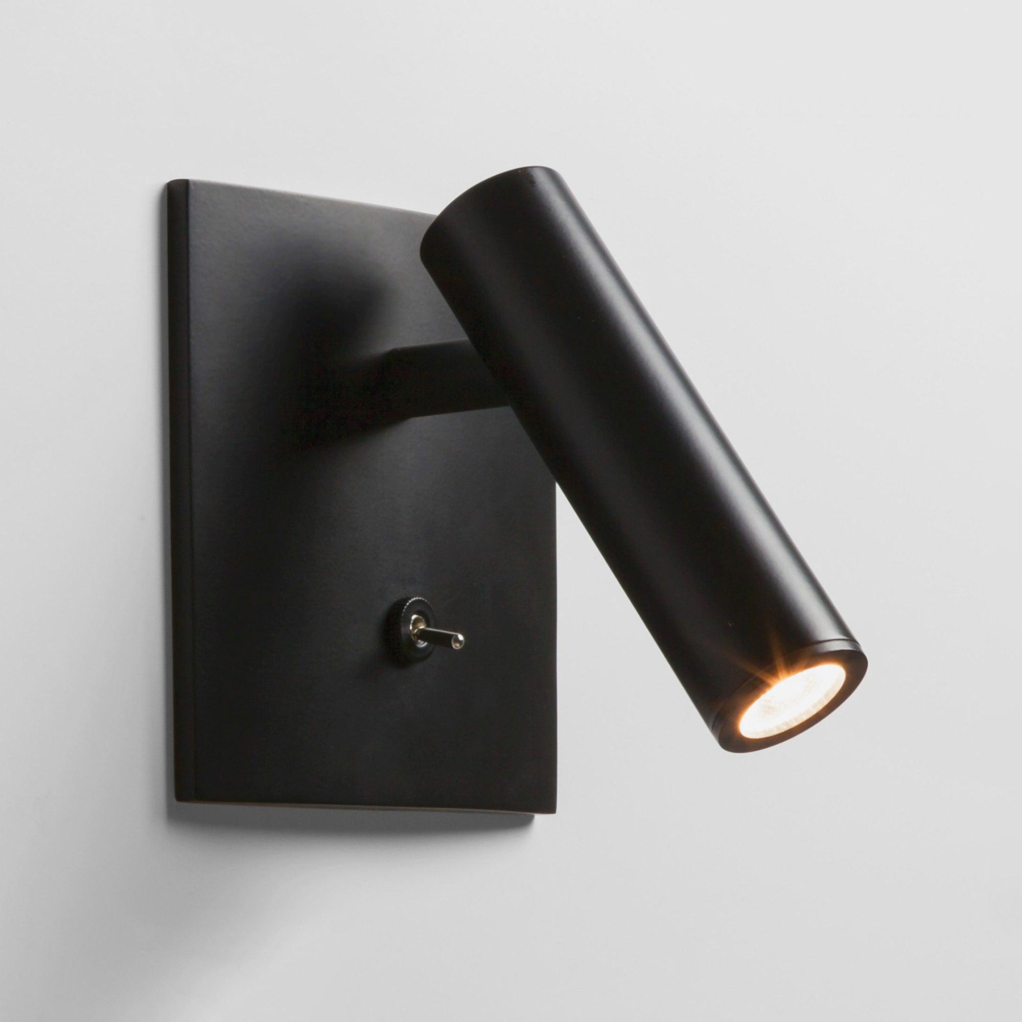 Modern Micro Square Switched Wall Sconce - Integrated LED Indoor Lighting