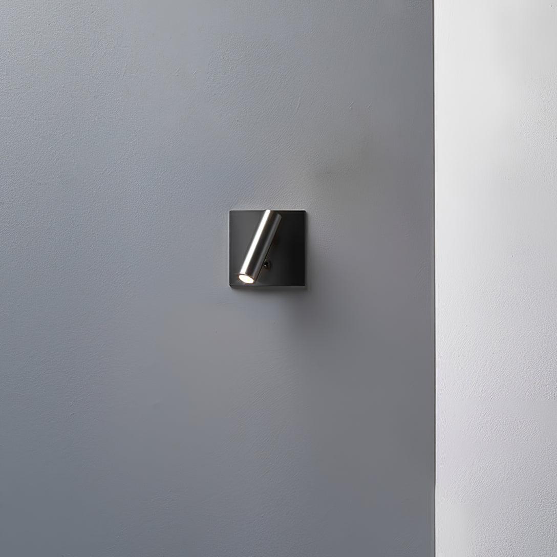 Modern Micro Square Switched Wall Sconce - Integrated LED Indoor Lighting