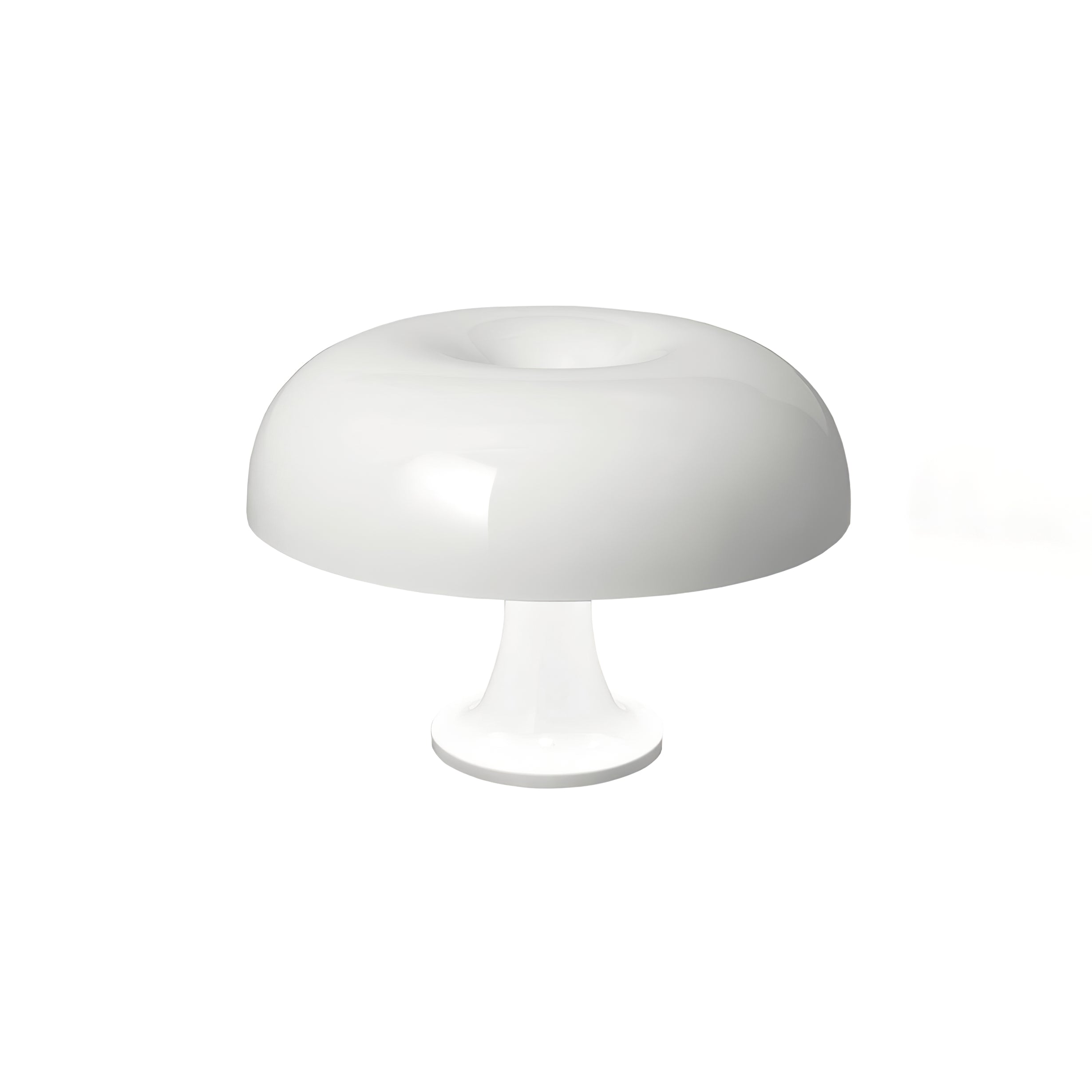 Nesso Modern Table Lamp - Iconic ABS Design in Orange and White for Living Room or Bedroom