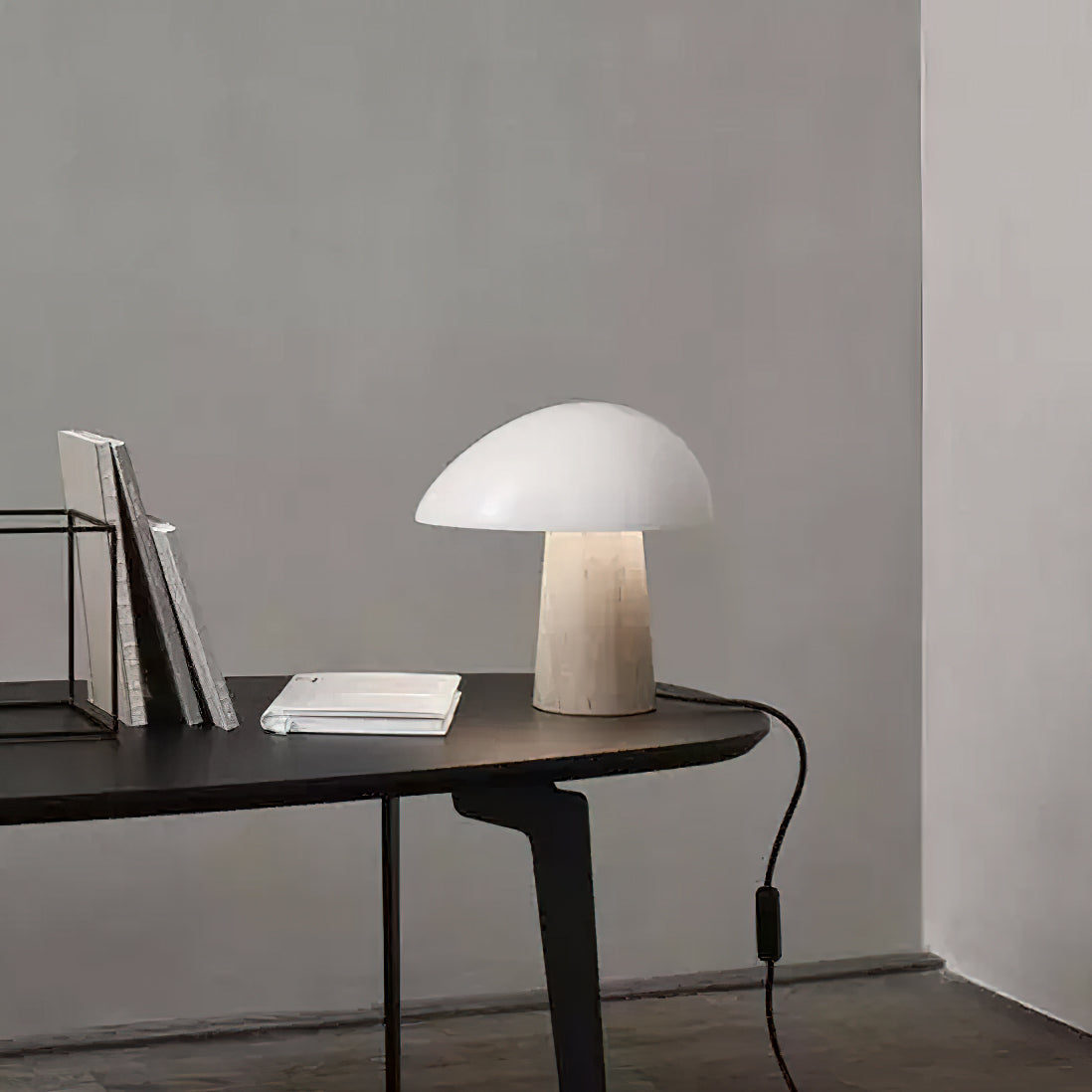 Night Owl - Modern Metal Table Lamp with Adjustable LED for Bedside or Living Room