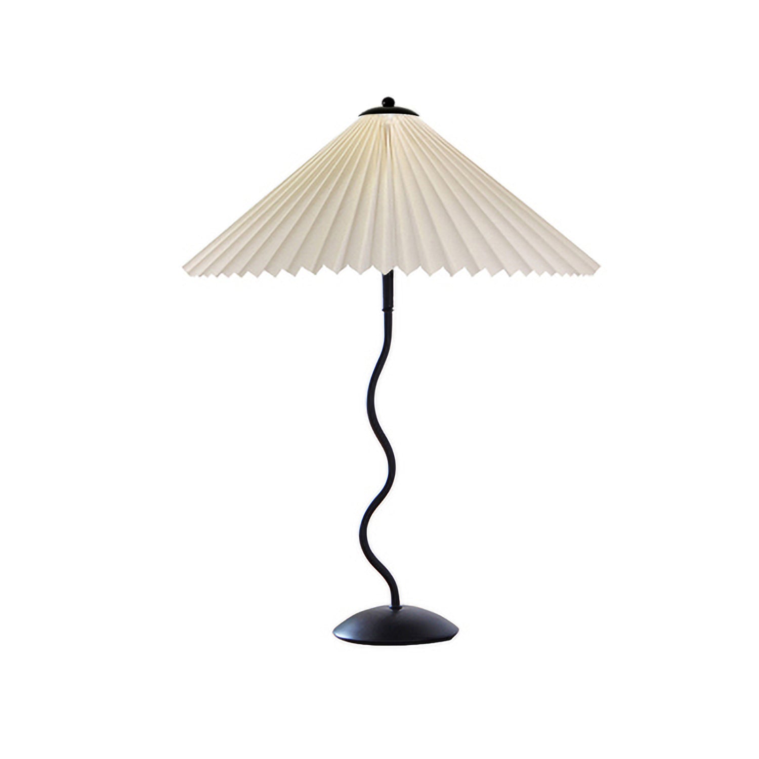 Nordic Style Squiggle Table Lamp - Elegant Curvy Design for Bedroom & Living Room