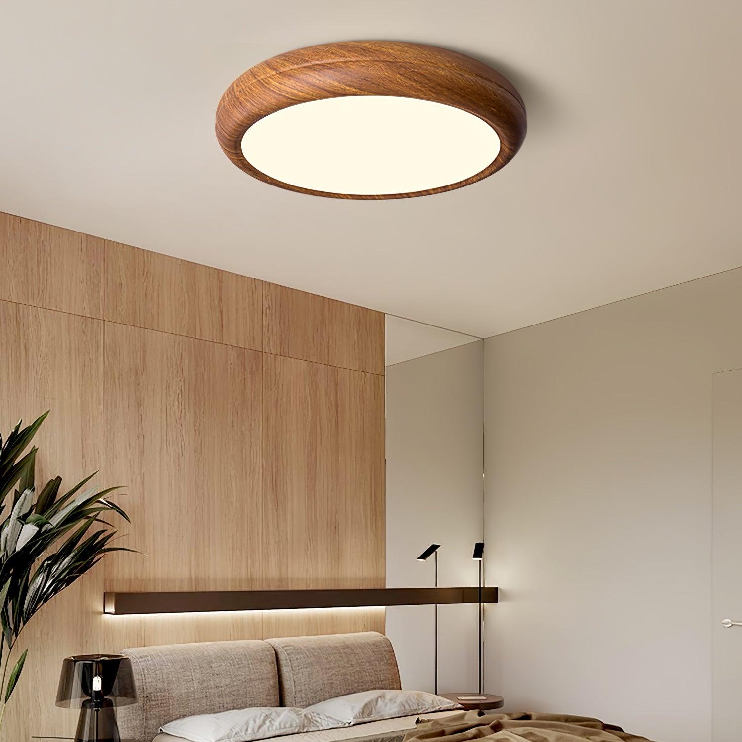 PureLoom | Round Ceiling Light – Cosy Ambient Lighting