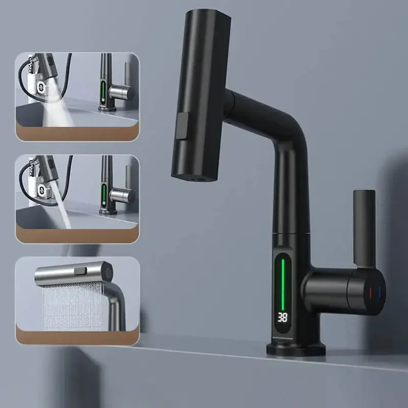 FlowMetric | Kitchen Faucet – Digital Temperature Precision
