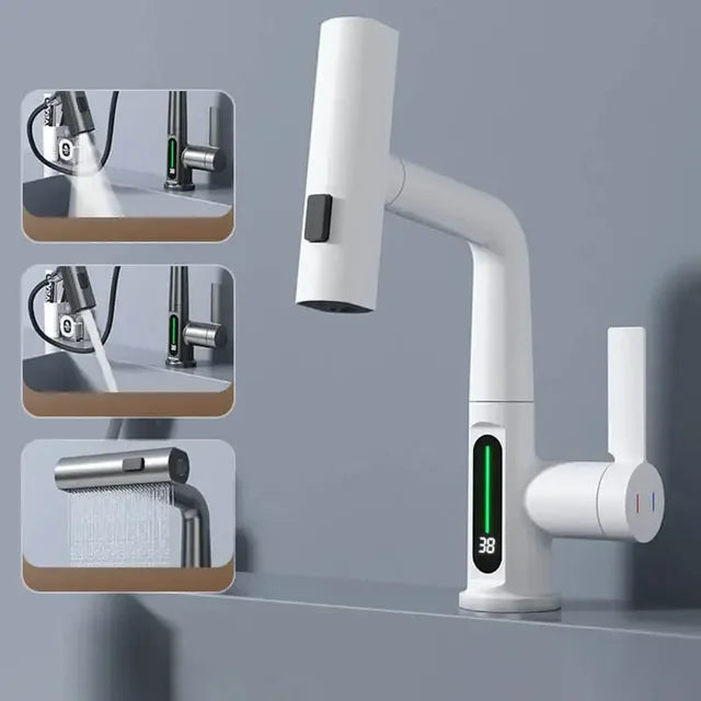 FlowMetric | Kitchen Faucet – Digital Temperature Precision