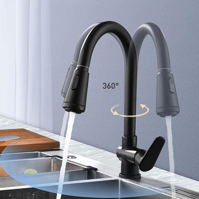 FlowEase | Kitchen Tap – Pull-Out Spray & Touch Sensor Convenience