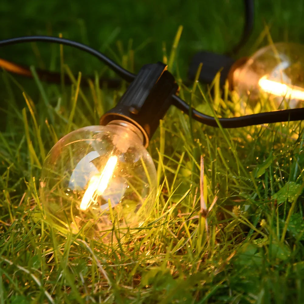 GlowTrail | Outdoor String Lights – Warm LED Glow & Weatherproof Design