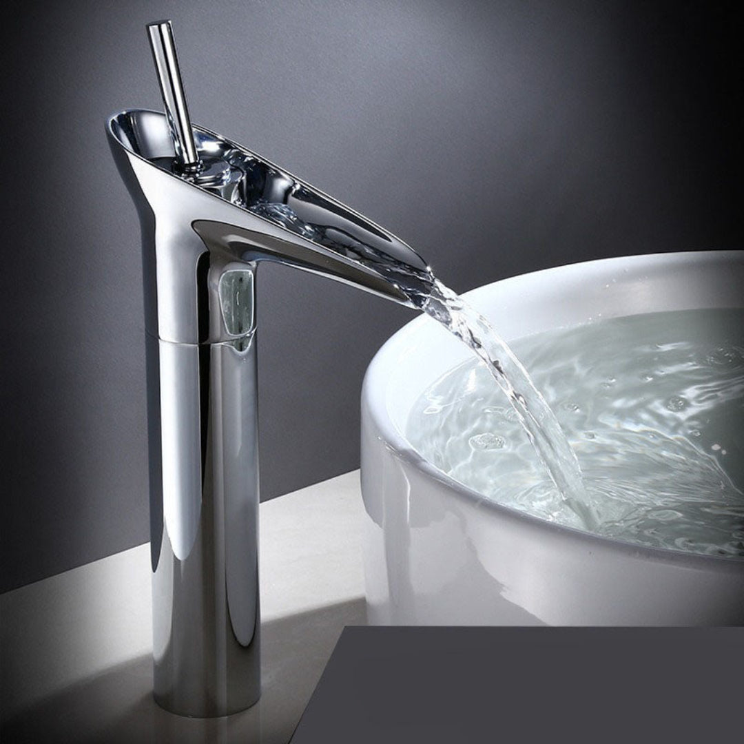 AquaCascade | Waterfall Tap – Spa-Inspired Calm for Your Bathroom