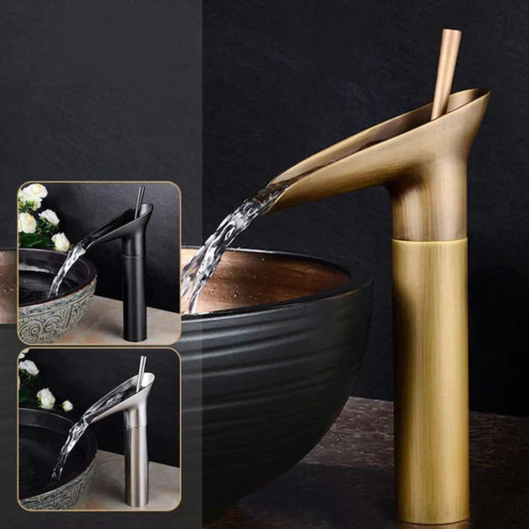 AquaCascade | Waterfall Tap – Spa-Inspired Calm for Your Bathroom