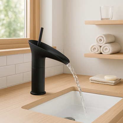 AquaCascade | Waterfall Tap – Spa-Inspired Calm for Your Bathroom