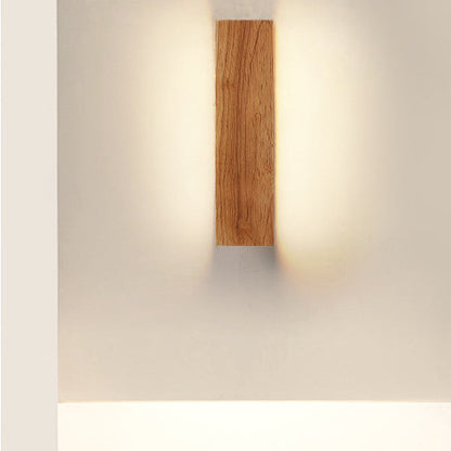 WoodAura | Wall Lamp – Natural Wood Design with Warm LED Glow