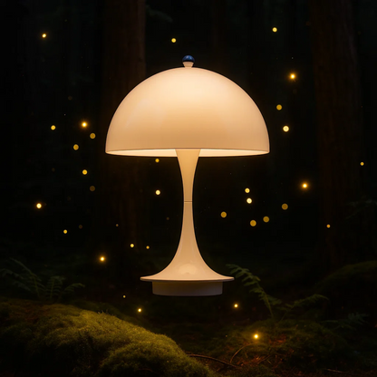 AuroLume | Cordless Mushroom Lamp – Warm LED Glow & Scandinavian Design