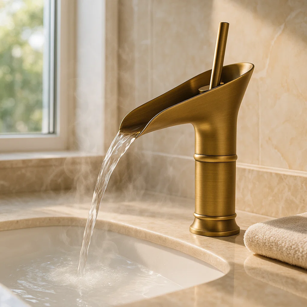 AquaCascade | Waterfall Tap – Spa-Inspired Calm for Your Bathroom