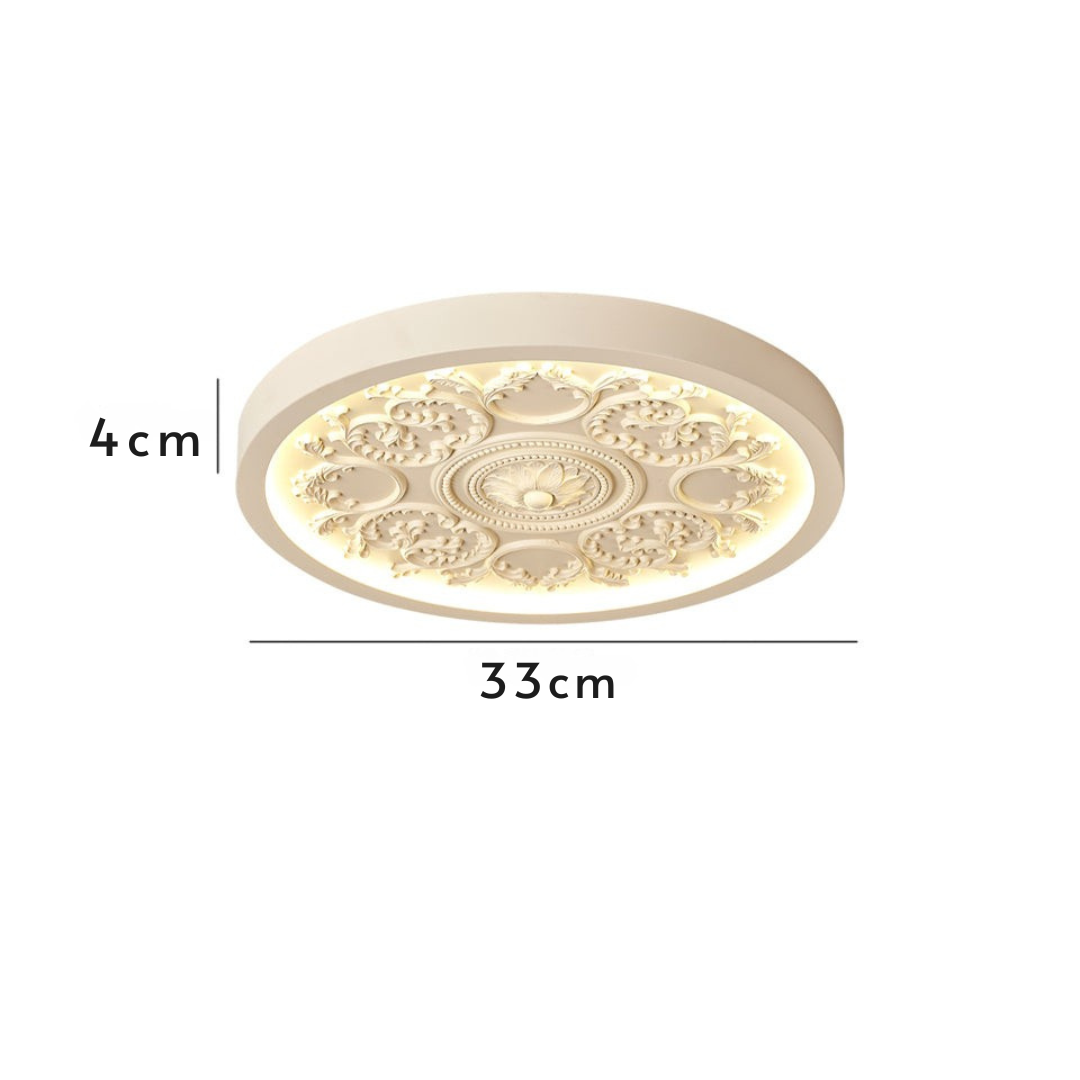 LumaResin | Ceiling Light – Dimmable Resin Design with Remote