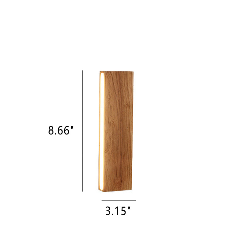 WoodAura | Wall Lamp – Natural Wood Design with Warm LED Glow