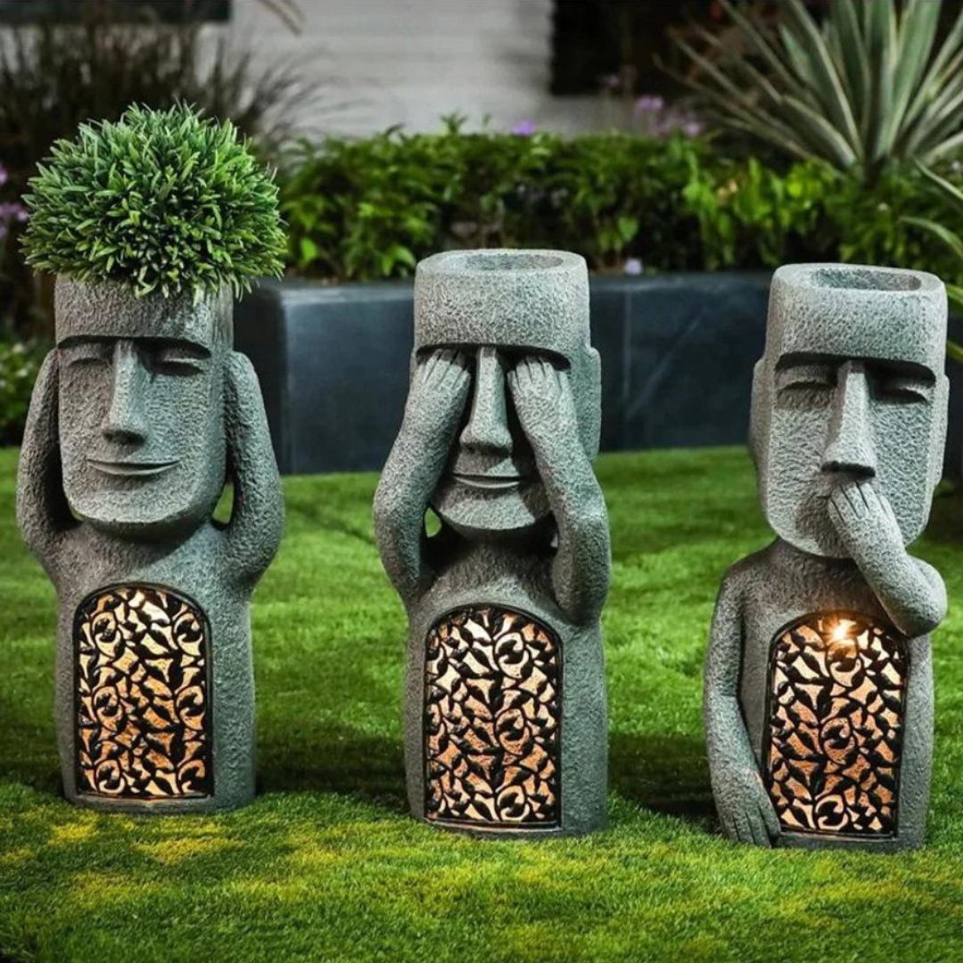 LumiTribe | Solar-Powered Garden Figures – Art Meets Light
