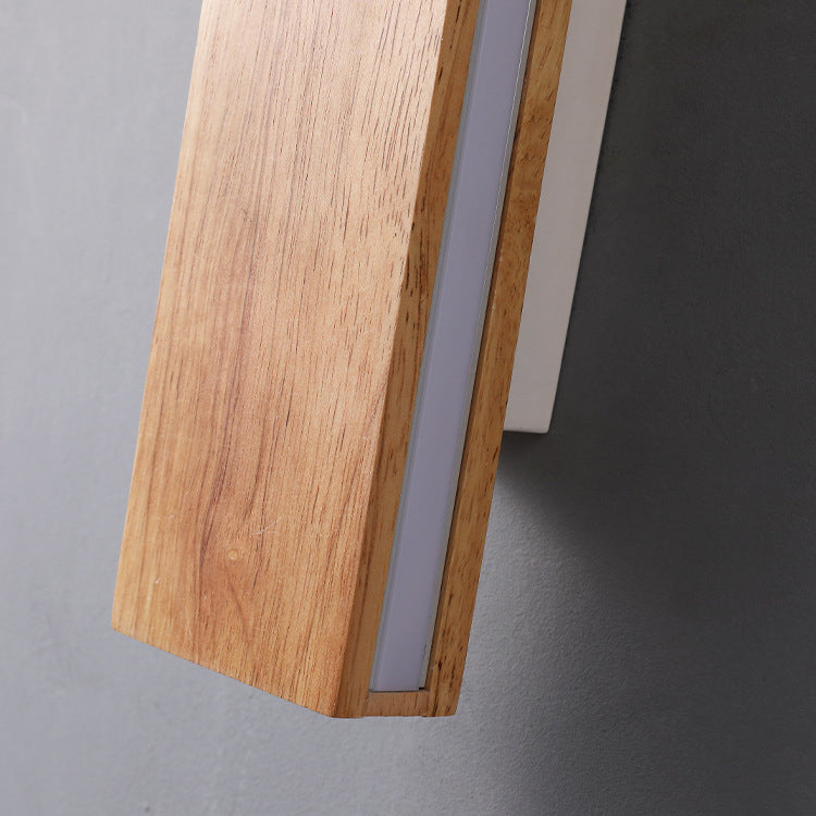 WoodAura | Wall Lamp – Natural Wood Design with Warm LED Glow
