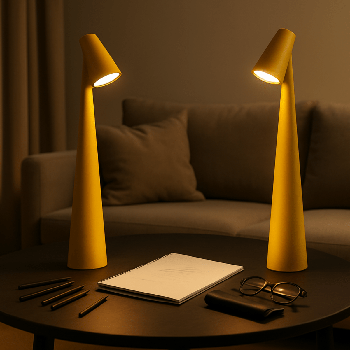 GlowNoble | Table Lamp – Effortless Ambient Lighting