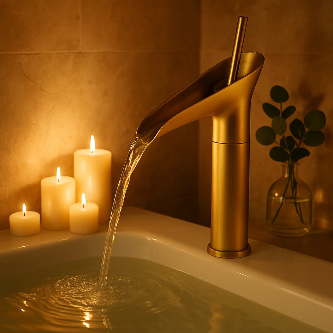 AquaCascade | Waterfall Tap – Spa-Inspired Calm for Your Bathroom