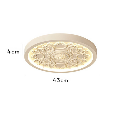 LumaResin | Ceiling Light – Dimmable Resin Design with Remote