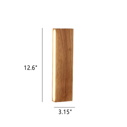 WoodAura | Wall Lamp – Natural Wood Design with Warm LED Glow