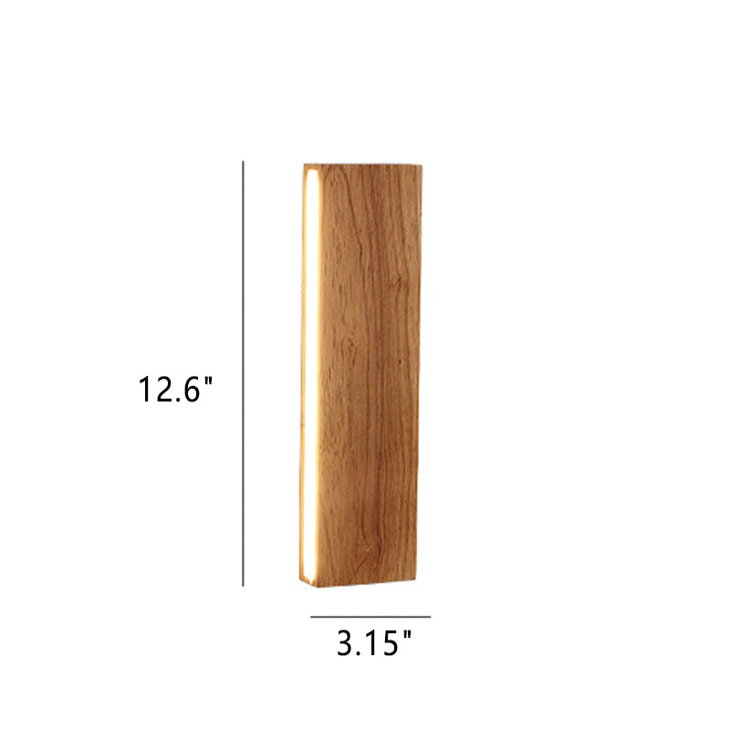 WoodAura | Wall Lamp – Natural Wood Design with Warm LED Glow