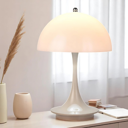 AuroLume | Cordless Mushroom Lamp – Warm LED Glow & Scandinavian Design