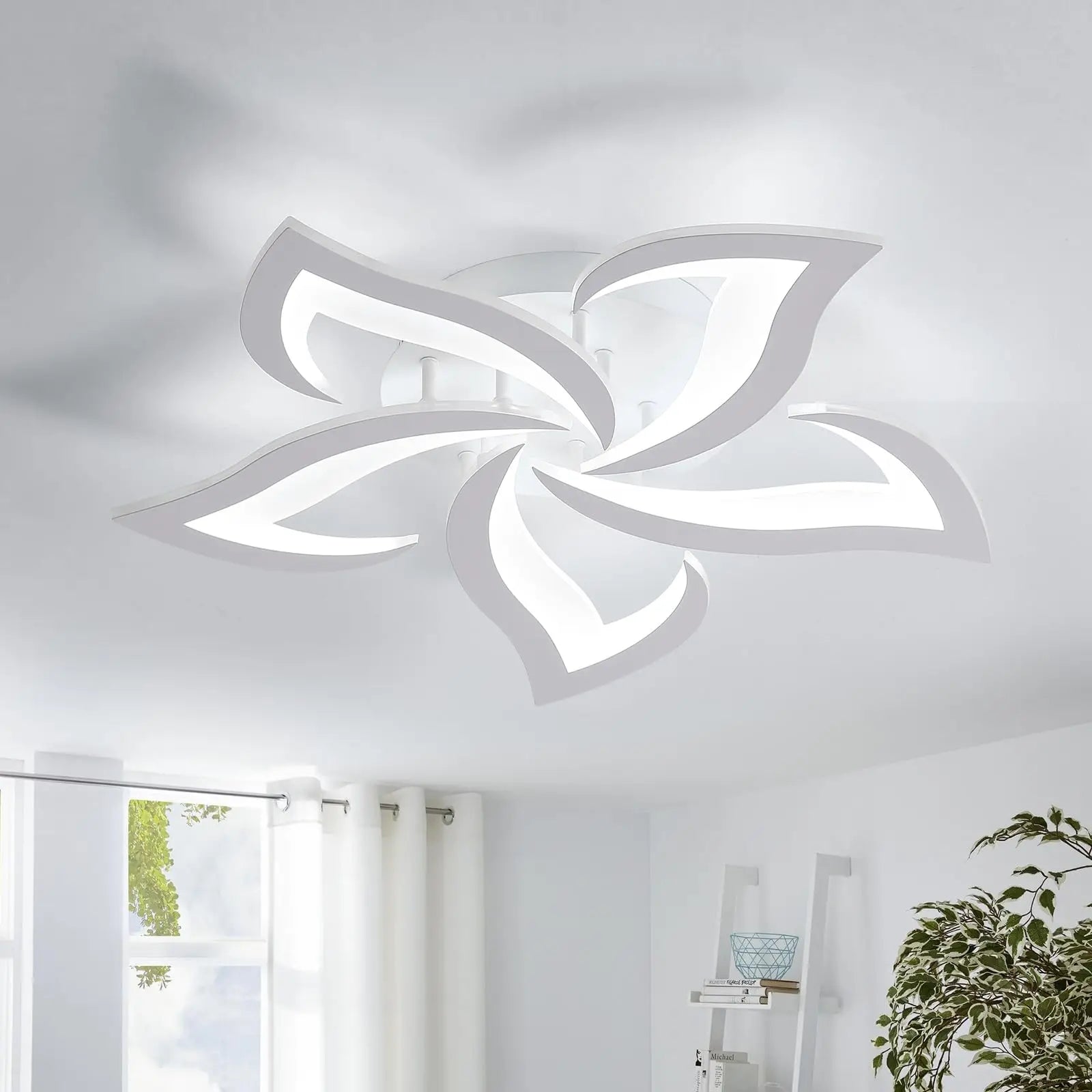 GlowLuxe | LED Ceiling Lamp – Remote-Controlled Modern Elegance