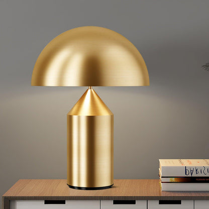 Atollo Table Lamp - Geometric Metal Design for Bedside & Desk Use, Multiple Colors