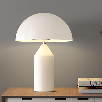 Atollo Table Lamp - Geometric Metal Design for Bedside & Desk Use, Multiple Colors
